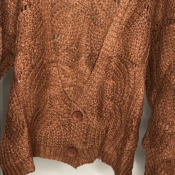 KNIT CARDIGAN SWEATER - Picture 5 of 6